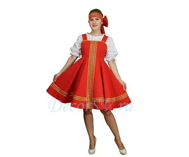 Русский костюм цветной