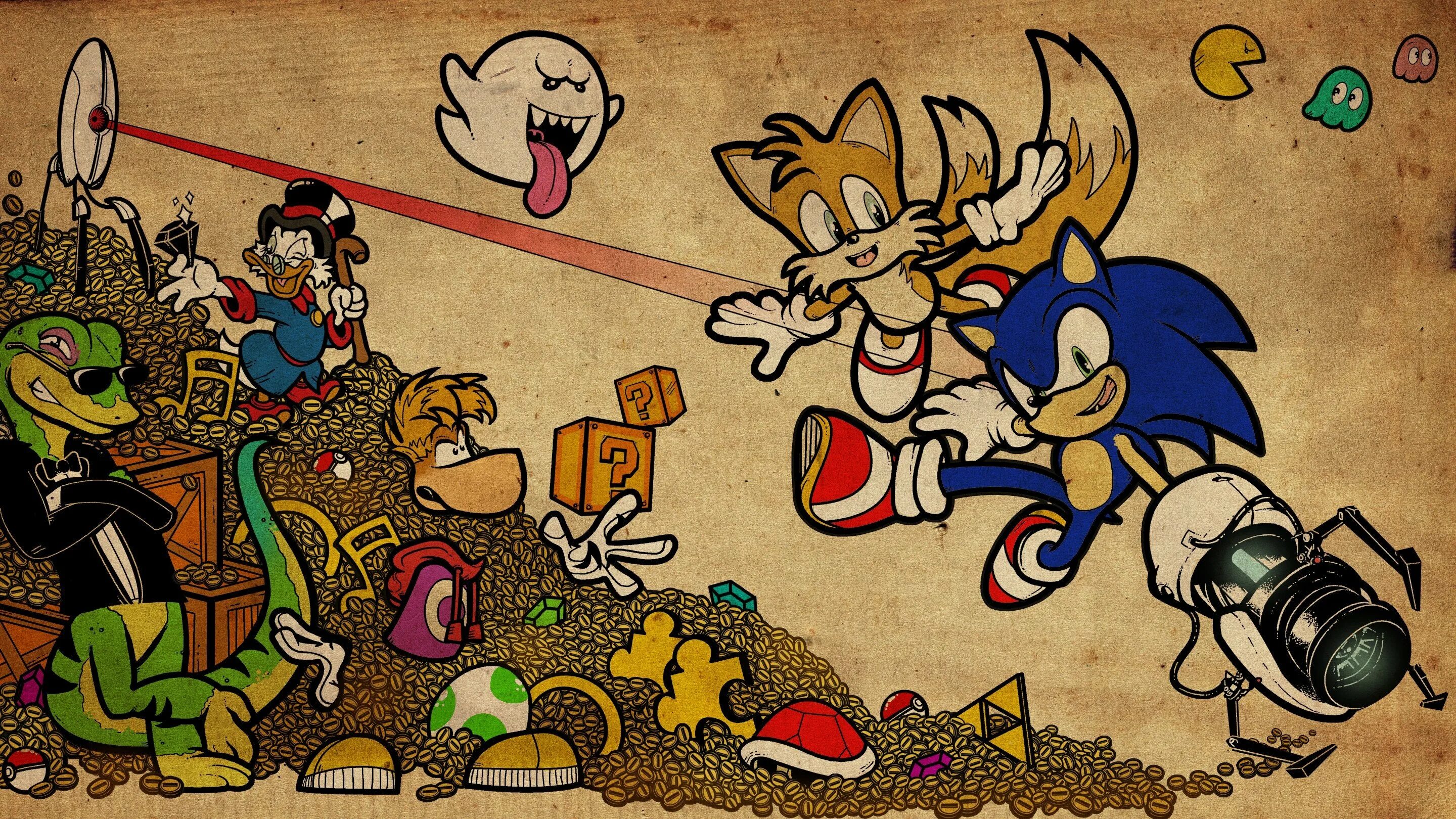 Много персонажей из мультиков. Много персонажей. Игровая тематика. Dendy игры contra. Герои игр денди.