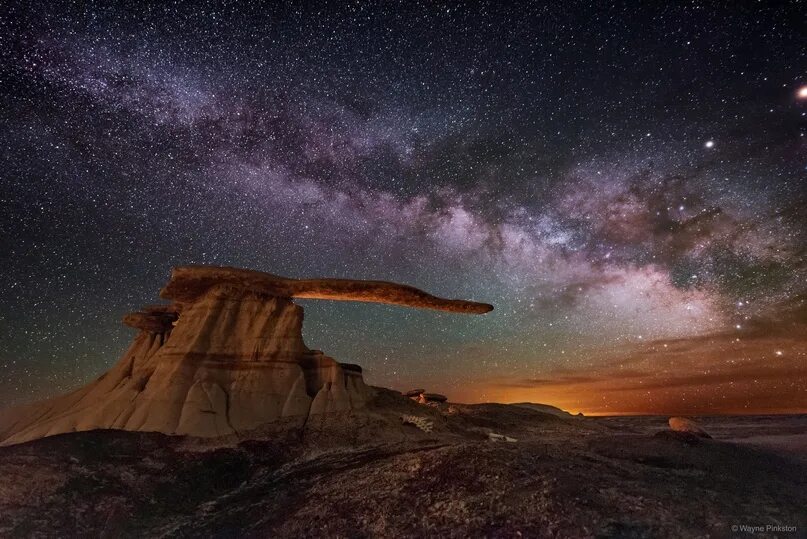Under the milky way