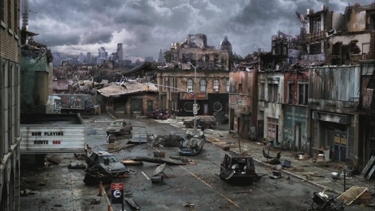 Разрушенный город фильм 2003. Сан Франциско зомби апокалипсис. Город разруха. Постапокалипсис разруха