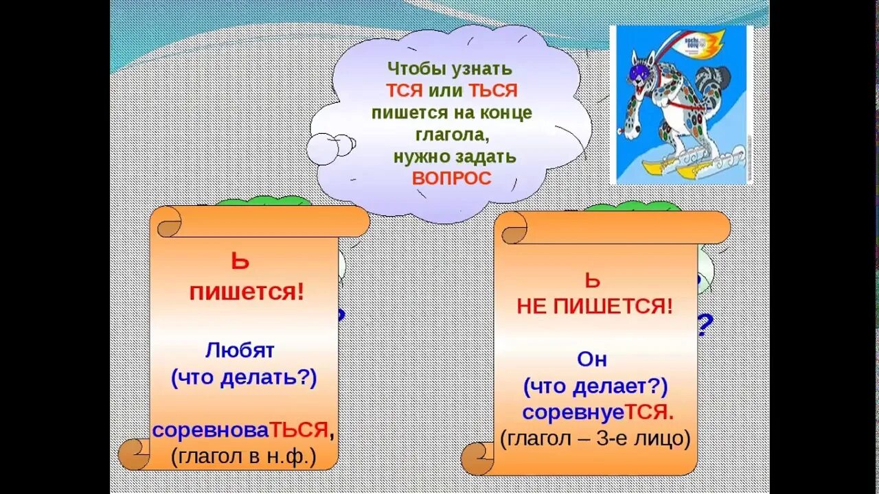 Правописание возвратных глаголов 4