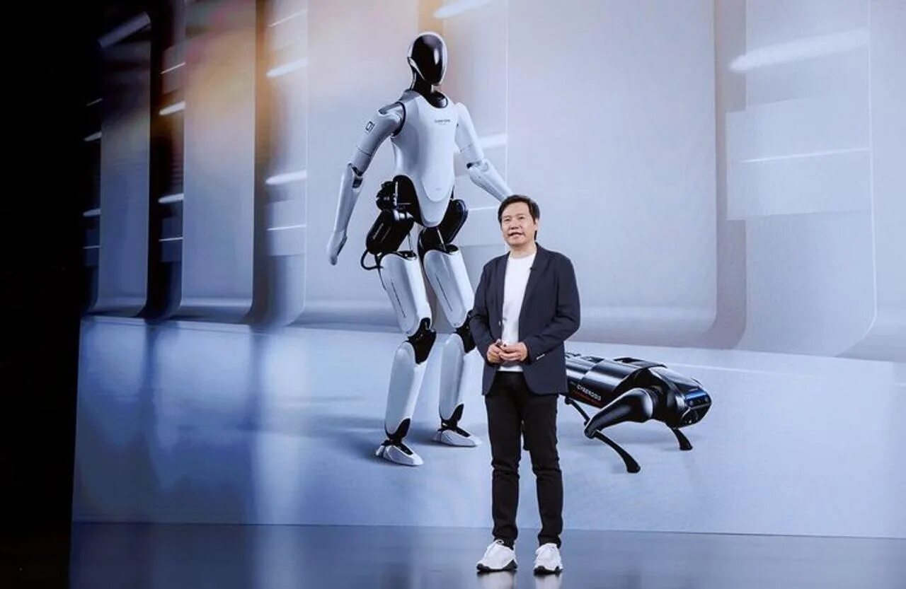 Включи роботы компании. Робот от Xiaomi CYBERONE. Робот гуманоид Xiaomi. Cyber one робот Xiaomi. Робот гуманоид Тесла.