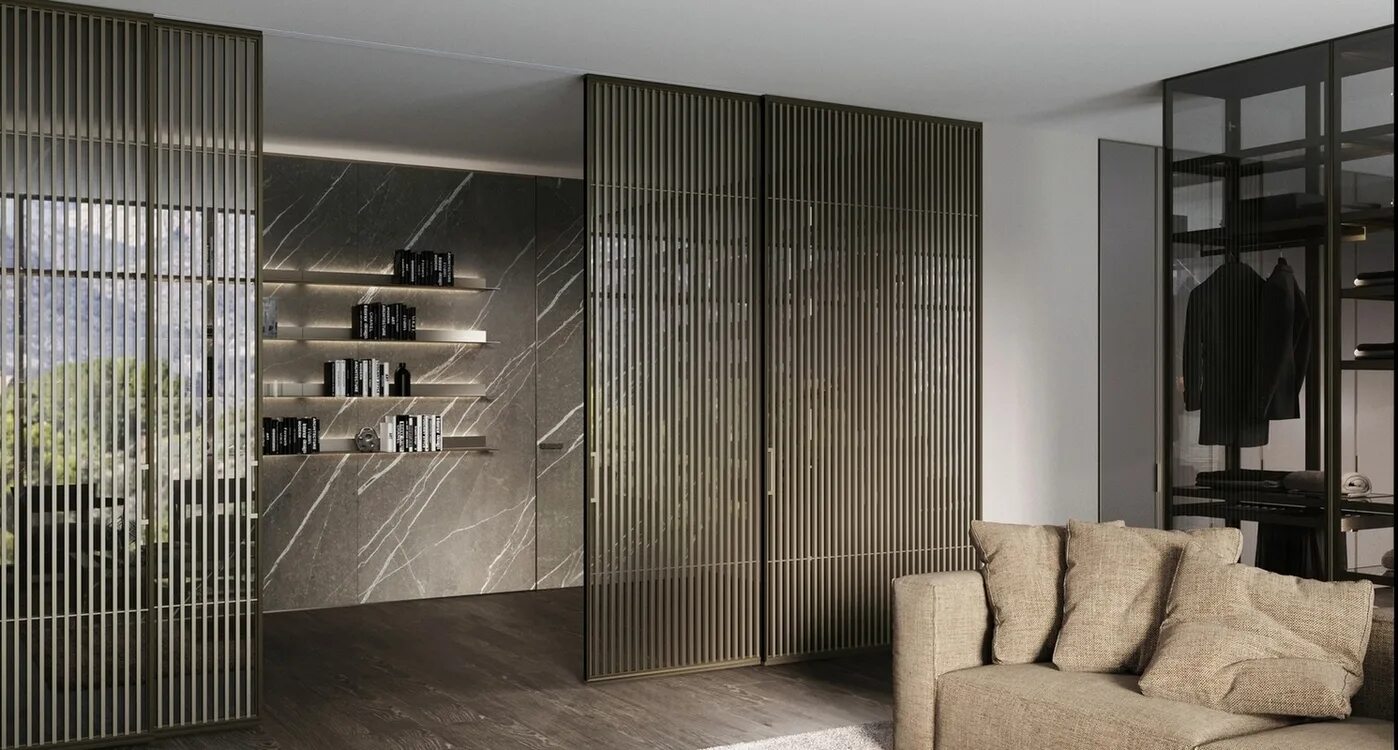 Рифленые дверцы. Рифленые дверцы. Стильный шкаф. Фасад реечный мебельный. Жалюзийные двери геона.