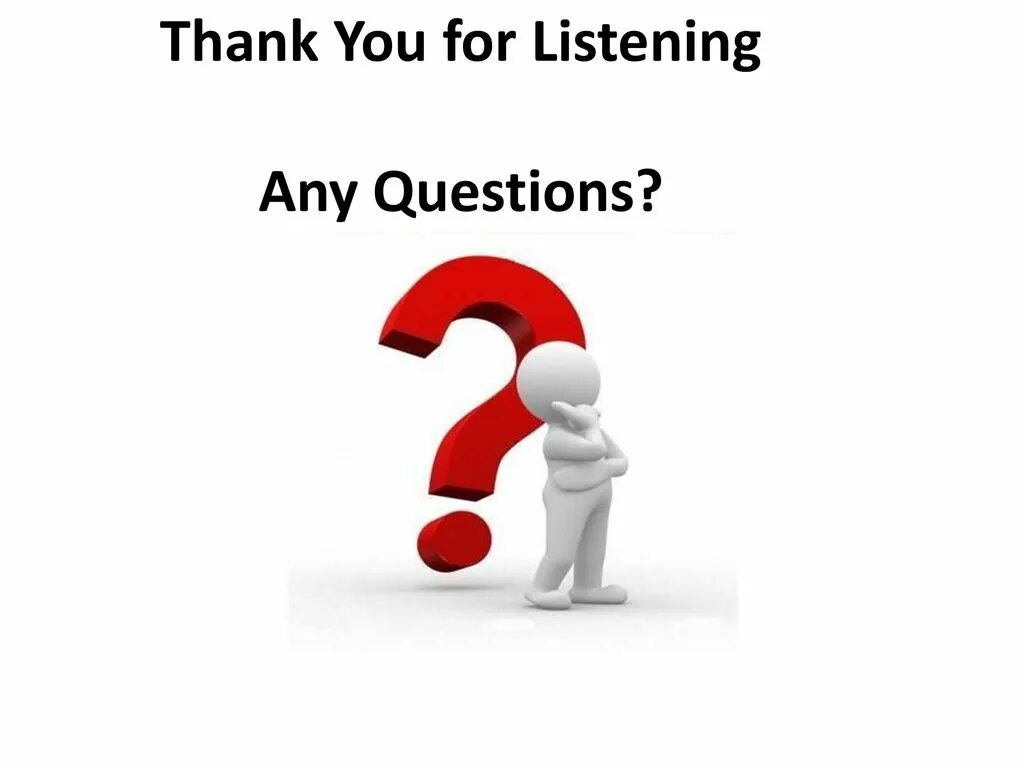 Thank you for Listening. Мем any questions. Thank you for your attention any questions. Thank you any questions. Any other questions