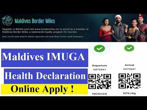 Imuga immigration. Imuga Health Declaration Maldives. Imuga Health Declaration. Imuga form Maldives.