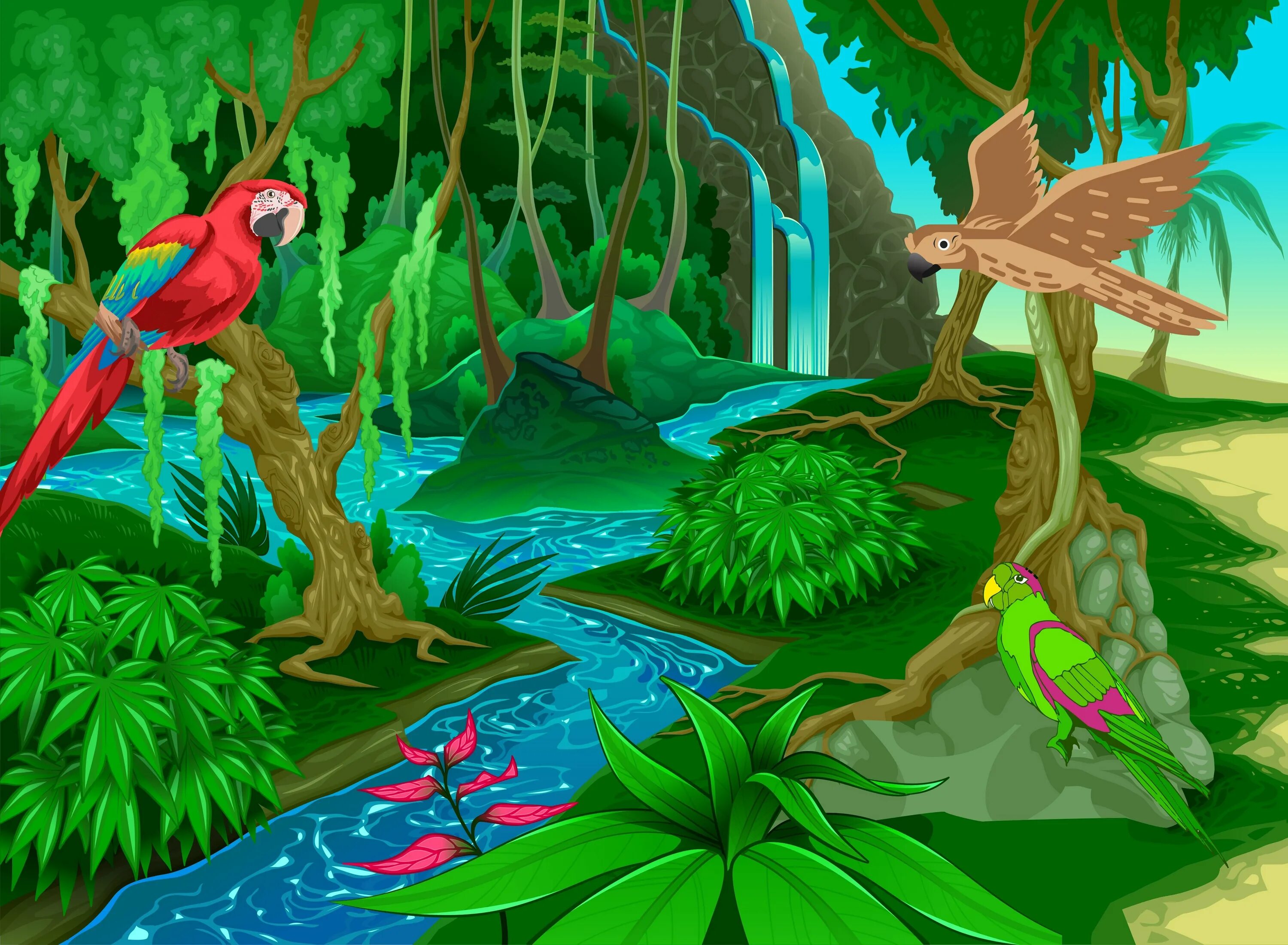 Элис генри джунгли. Джунгли геншин. Джунгли акварель. Джунгли в графике. Джунгли живопись.