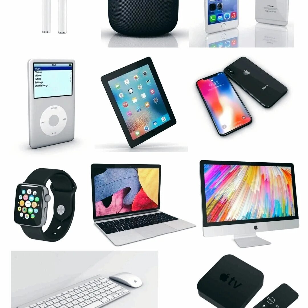 Название телефон планшет. Эппл айфон и айпад. Линейка продукции Apple. Вся техника Apple. Современные гаджеты.