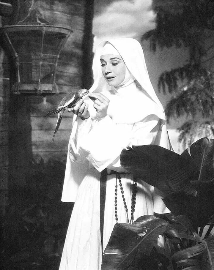 Одри хепберн монашка. Одри хепберн история монахини. Одри хепберн монахиня фильм. Одри хепберн история монахини. Монахиня одри хепберн.