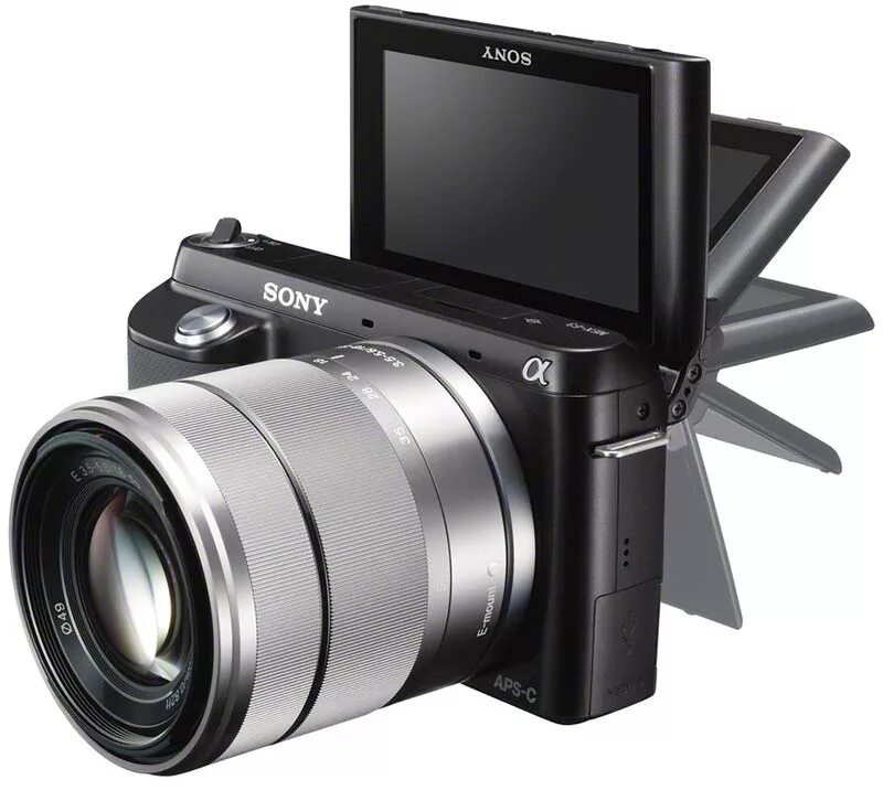 Камеры с выдвижным экраном. Sony Alpha NEX-f3 Kit. Фотоаппарат Sony Alpha NEX-f3. Sony NEX-3/f3. Sony NEX f3 body.