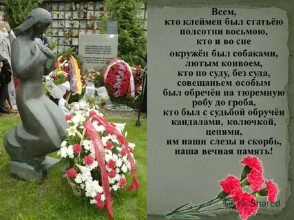 Сценарий день памяти жертв