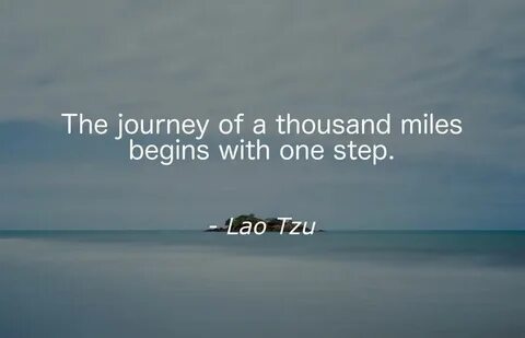 Start begin a journey