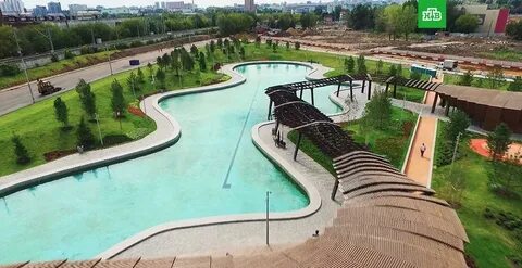 Парки с открытыми бассейнами