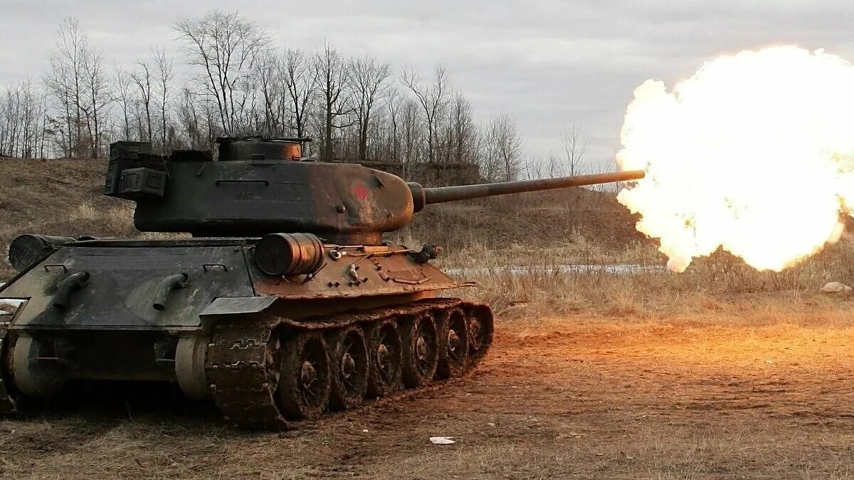 Т 34 сражение