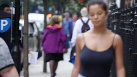 No bra walking