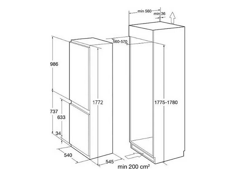 Размер под встраиваемый холодильник. Холодильник KSI 17877 CFLZ. Korting холодильник KSI 17887 CNFZ. KSI 17850 CF. Встраиваемый холодильник Gorenje RI 4181 BW.