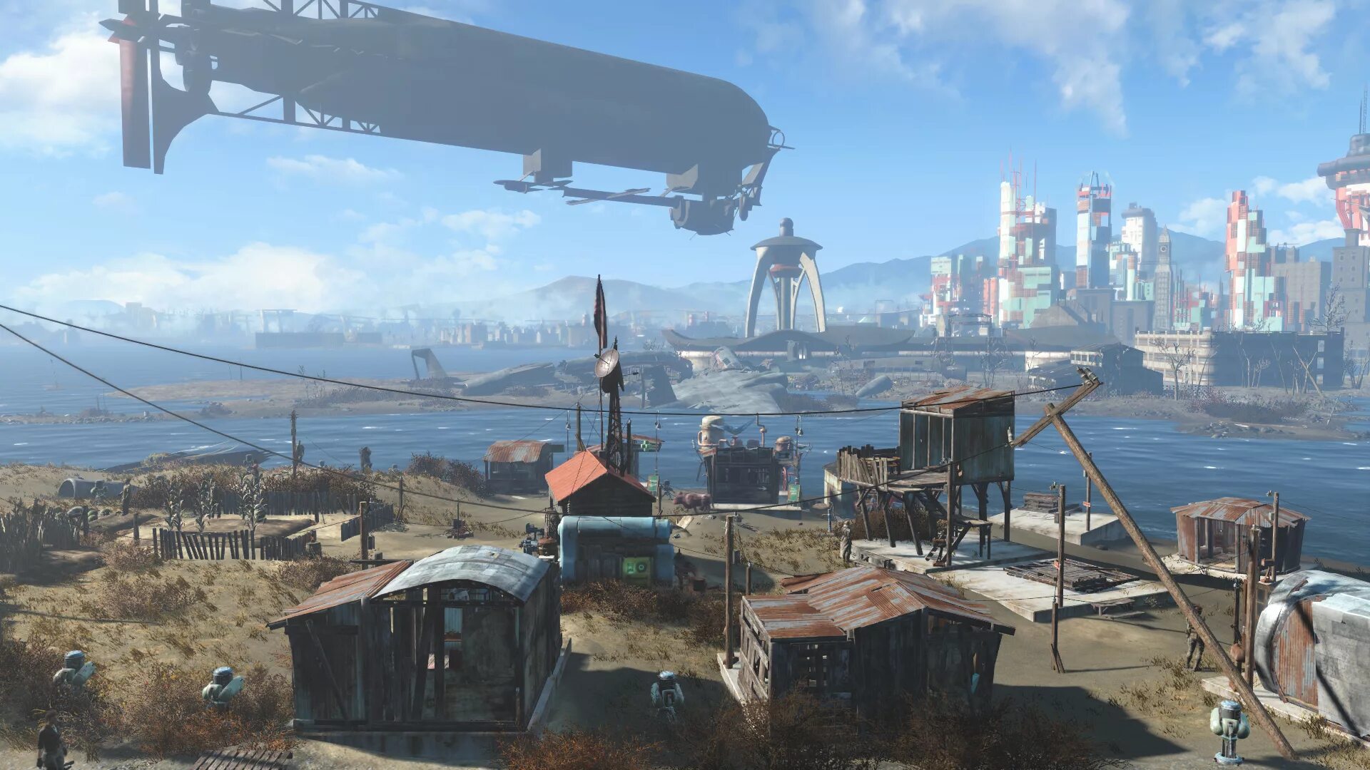 Sim settlements 1. Fallout 4 settlements. fallout 4: сим-поселения. fallout 4 мод sim settlements. фоллаут 4 горизонт.