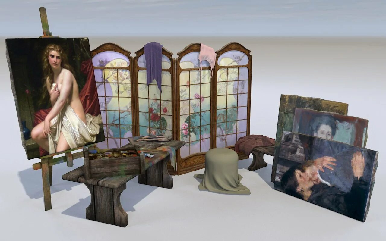 Painting 3d model