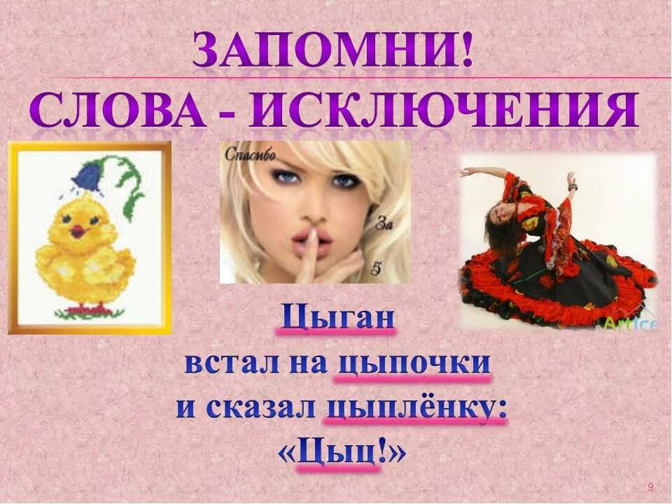 Цыган на цыпочках цыпленку цыкнул цыц слова исключения. Слова исключения цыпленок цыган на цыпочках. Цыган на цыпочках цыпленку. Цыган цыпленку цыкнул цыц. Цыган на цыпочках цыпленку цыкнул цыц правило.