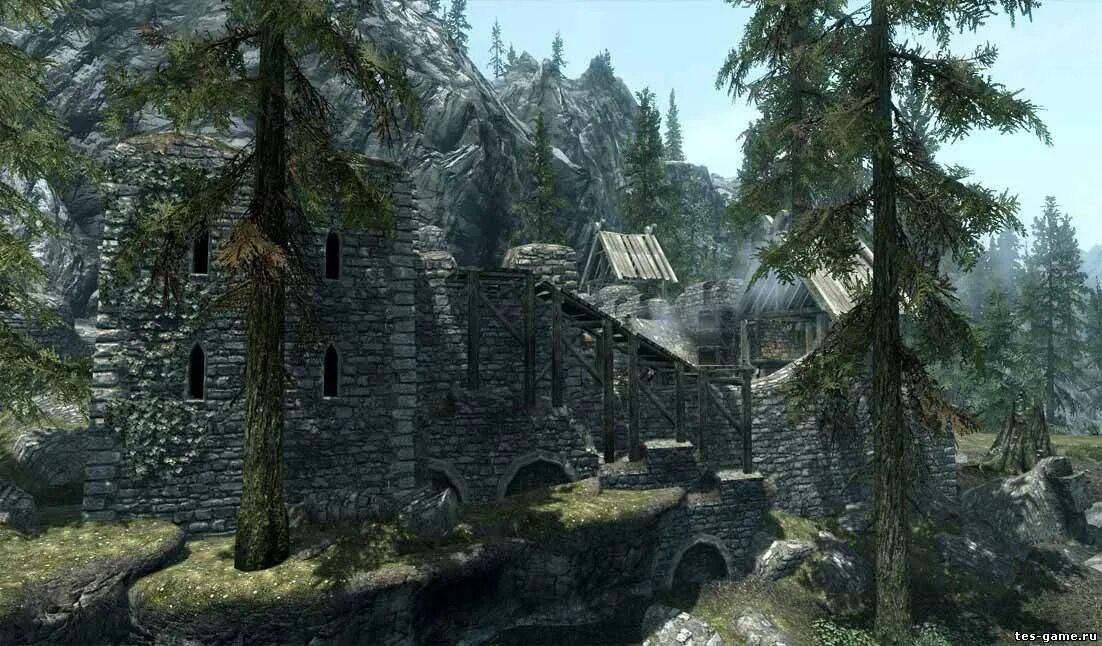 The elder scrolls сборка. Замок Ривервуд скайрим. Elder Scrolls 5 Skyrim поместье Дрифтвайнд. Форт Довакина скайрим. Скайрим Ривервуд арт.