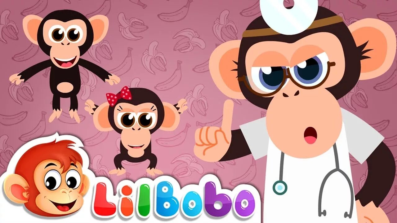 Включи видео little monkey. Пять обезьянок. five little monkeys jumping on the bed. five little monkeys jumping on the bed doctor. обезьянки бобо даша.