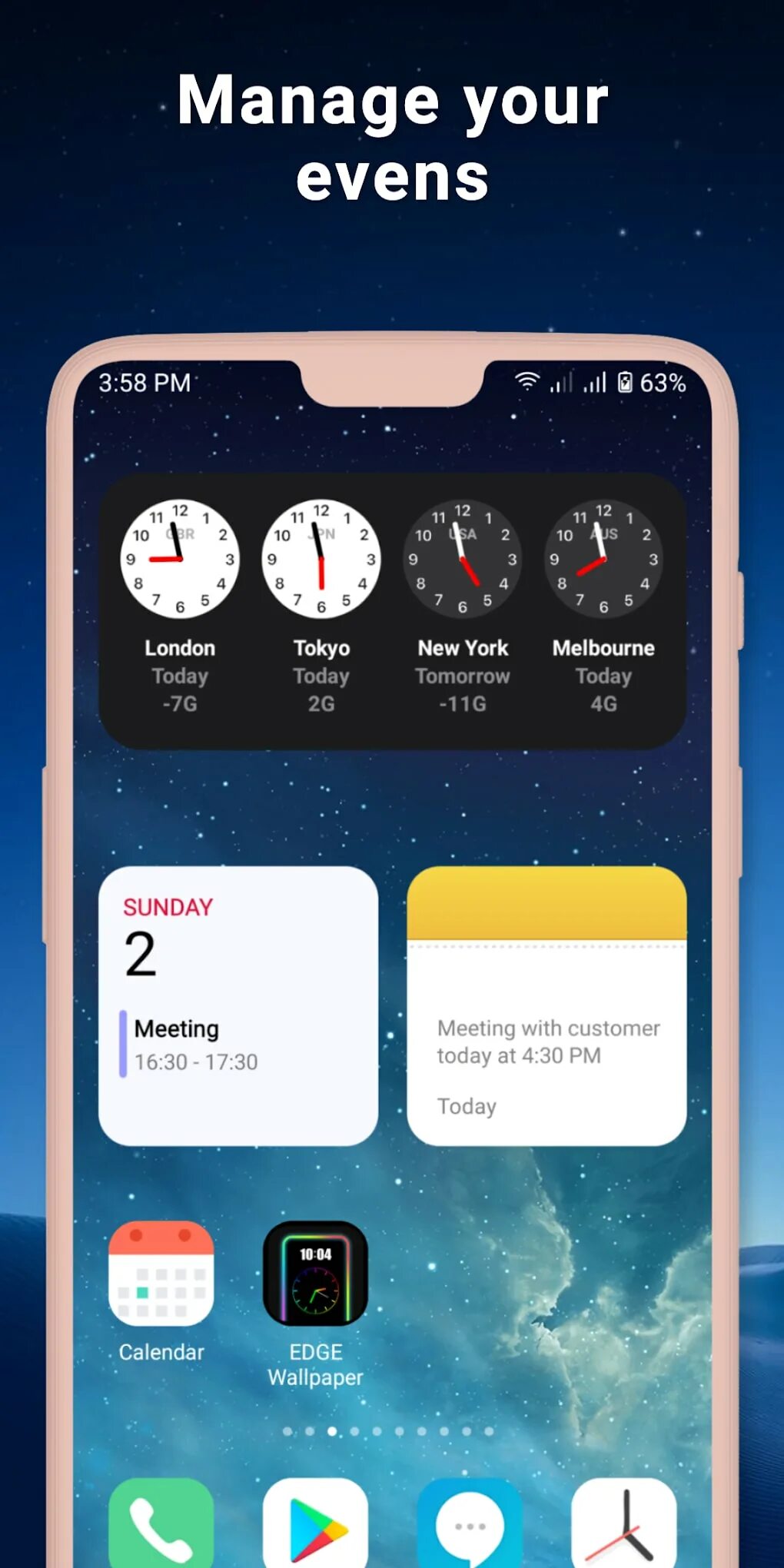 App widgets