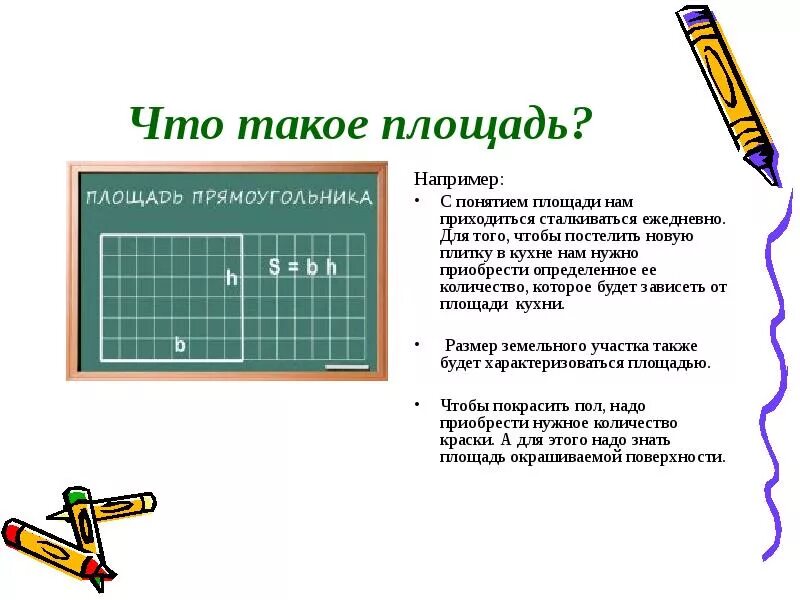 Что такое площадь 2 класс. Что такое площадь 2 класс
