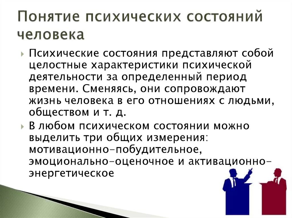 Как определить состояние человека. Понятие психических состояний. Психические состояния личности. Психические состояния в психологии. Понятие психическое состояние в психологии.