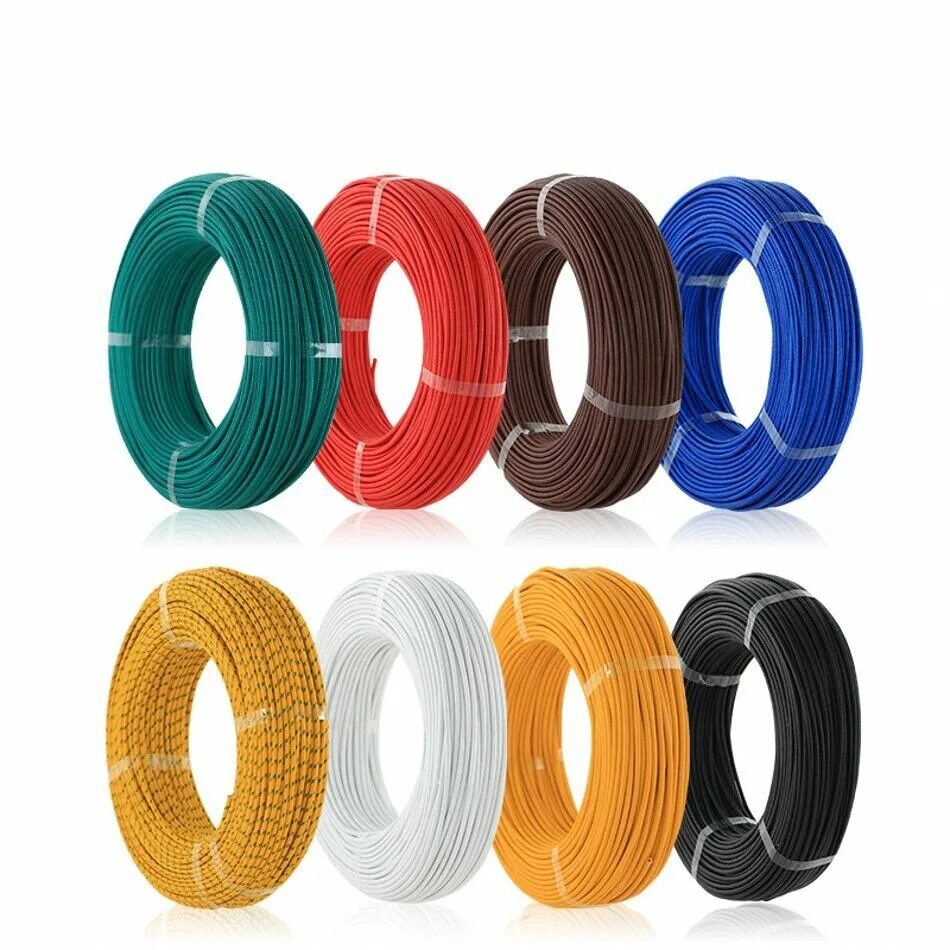 18awg ul1007 PVC wire. Кабель высокотемпературный +600. Провод автомобильный. Кабельная Оплетка для проводов термостойкая.