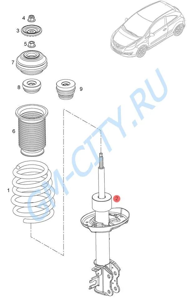 2. Передняя стойка опель корса. Передние стойки опель антара. Стойка амортизатора передняя опель корса д. Опель корса 2008 передняя стойка.