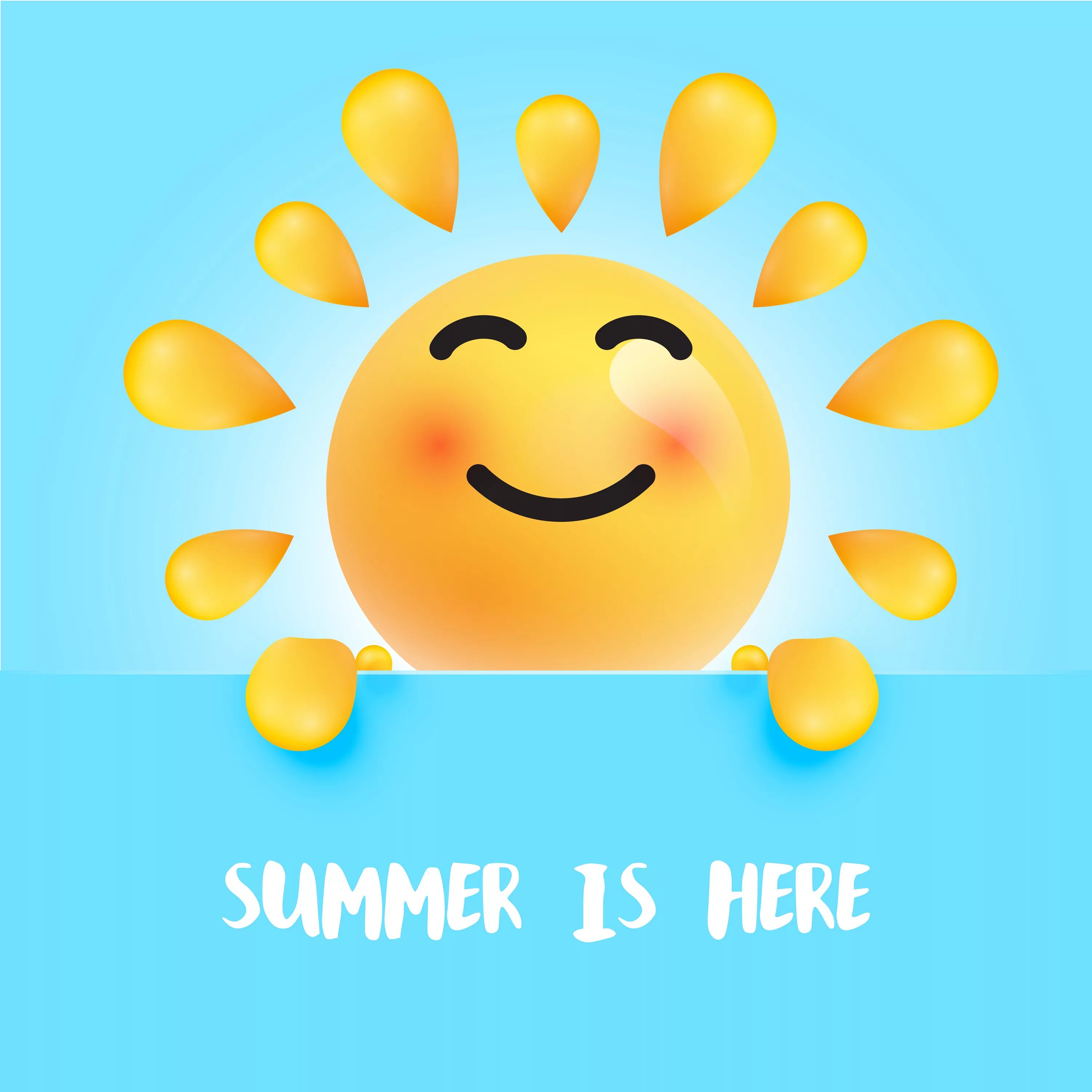 Sun is smiling. Солнечная улыбка на английском. funny sun.