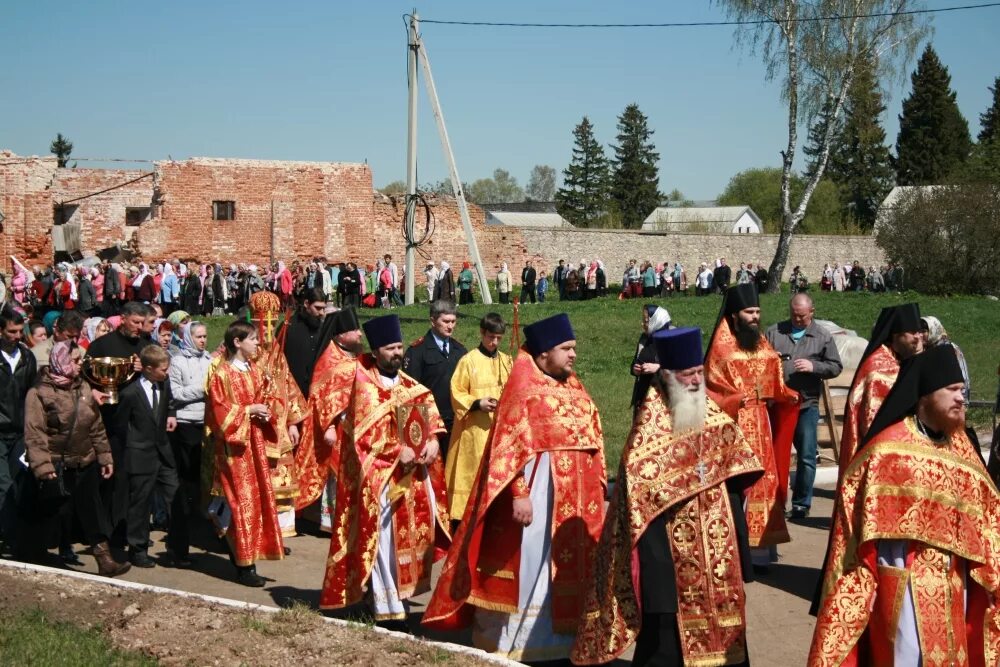 Сайт свято георгиевского. Мещовский мужской монастырь в Калужской области. Мещовск монастырь св. Георгия.