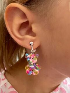 Серьги клипсы детские