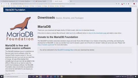Apache mariadb