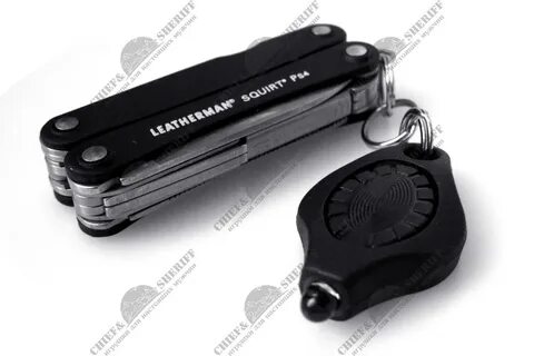 Мультитул Leatherman Squirt PS4, Black, 9 функций, 57 мм, подарочная коробк...
