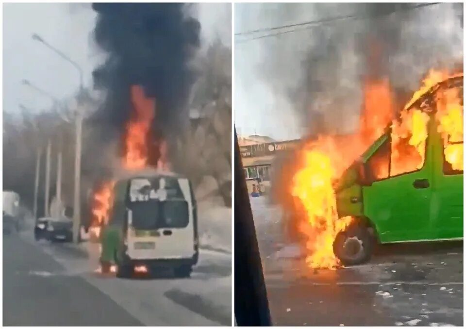 Сгорела маршрутка. Маршрутка сгорела ставрополь. автобус сгорел в абашево.
