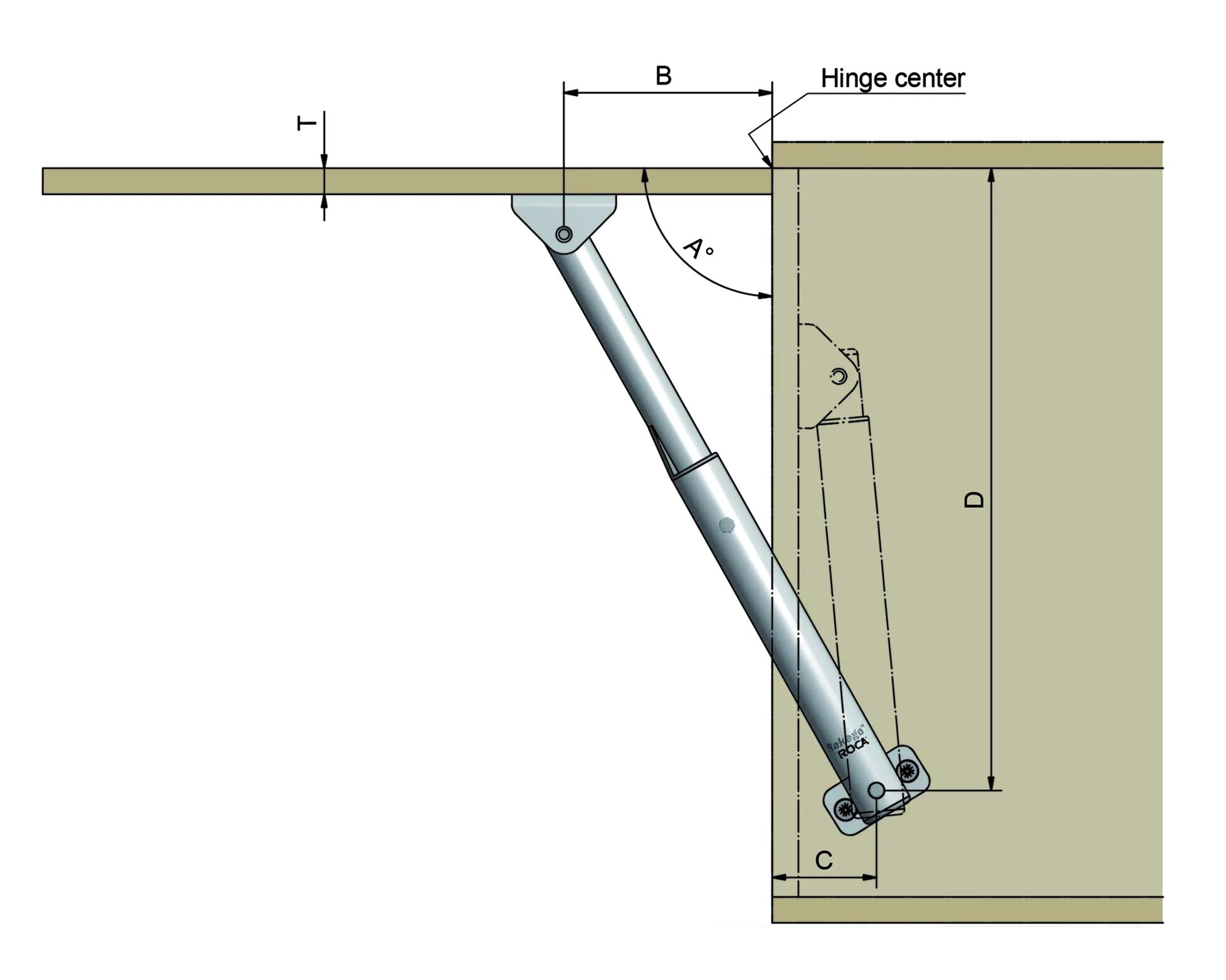 Стойка люка из анодированного алюминия Roca Rakego 389620. Газлифт 100 кгс с кронштейнами для напольного люка. Схема установки газового лифта на люк. Газовый лифт мебельный 245мм. Люк амортизатором руками