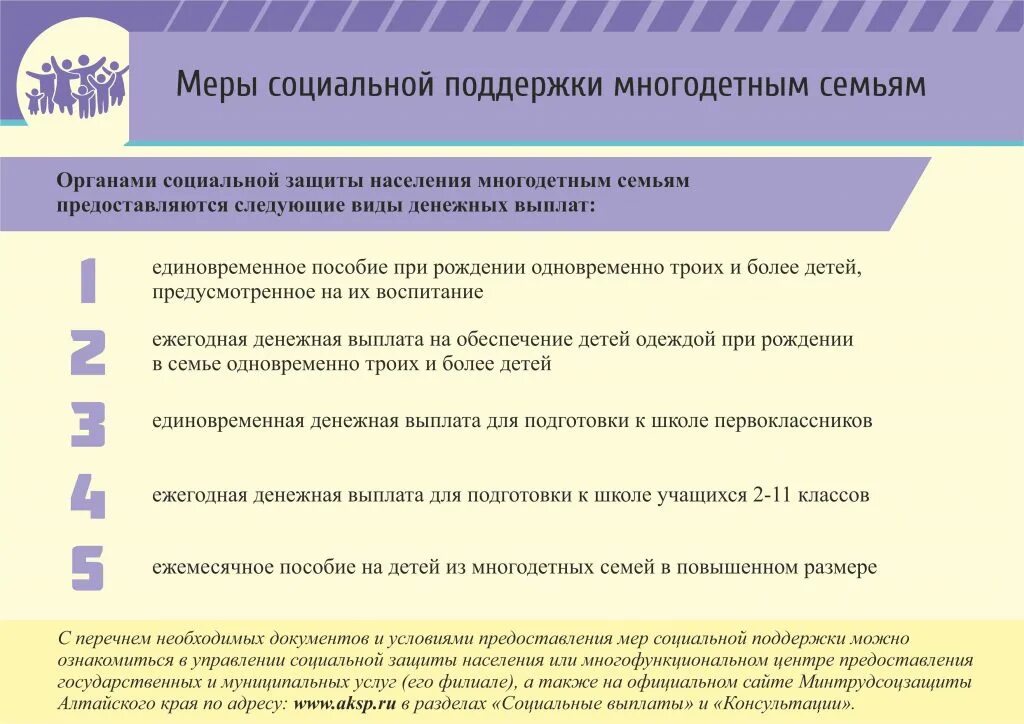 Как получить социальную выплату на детей