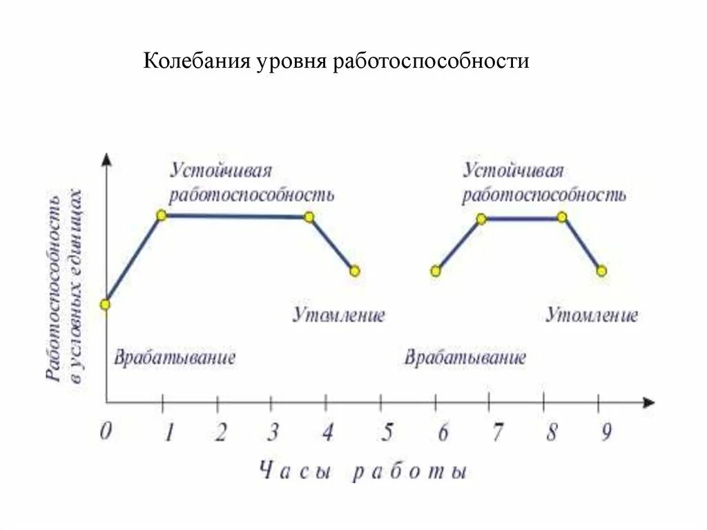 График работоспособности. Работоспособность фазы работоспособности. Динамика работоспособности. Динамика работоспособности график.