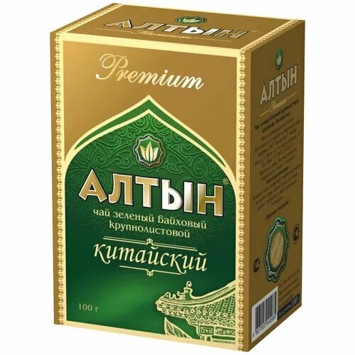 Купить чай саратов. Чай Алтын Premium "китайский зеленый" 100 г. Алтын чай 100. Чай Алтын зеленый премиум 200гр. Чай зеленый крупнолистовой.