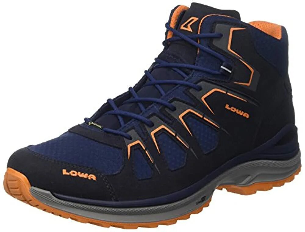 Lowa inox. Lowa Orange треккинговые ботинки. Lowa Innox GTX Mid Black-Orange. Lowa Innox 42,5. Лова инокс