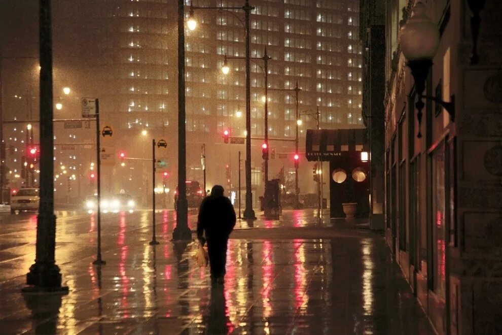 Дождь в большом городе. Кристоф Жакро. Ночной дождь. "Дождливый вечер". Дождь ночью.