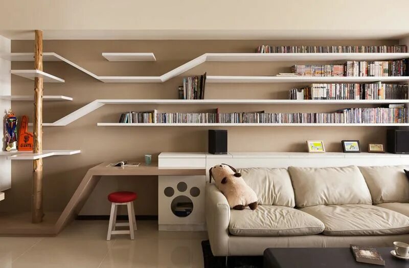 Studio DIY HQ: My Office Makeover Inspiration Ikea lack shelves, Ikea lack wall 