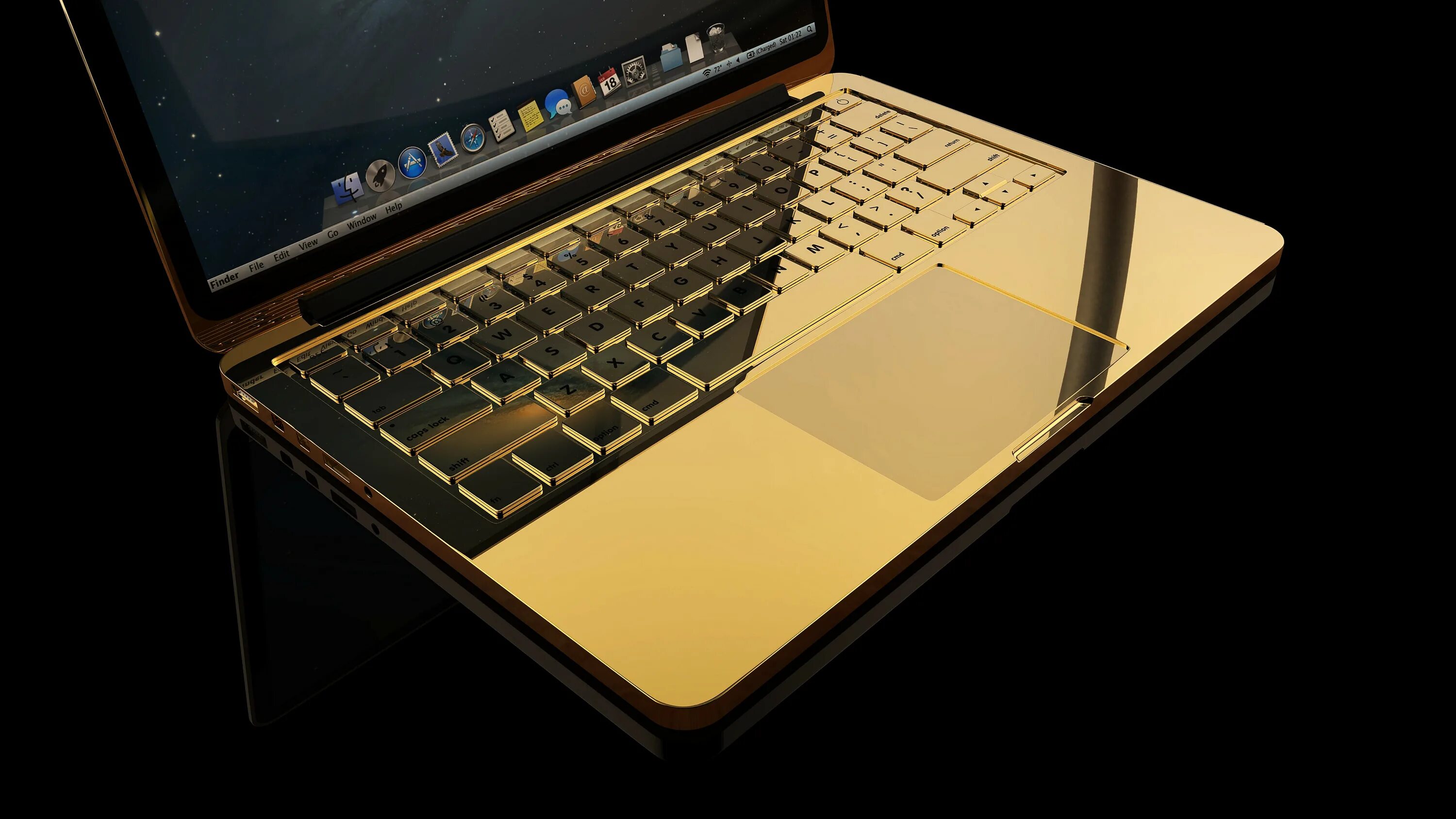 MACBOOK Pro 24 Karat Gold. Ноутбук эпл 2023. Макбук золотой 2022. Ноут Эппл золотой.