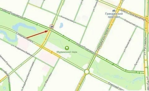 Метро проспект просвещения санкт петербург на карте