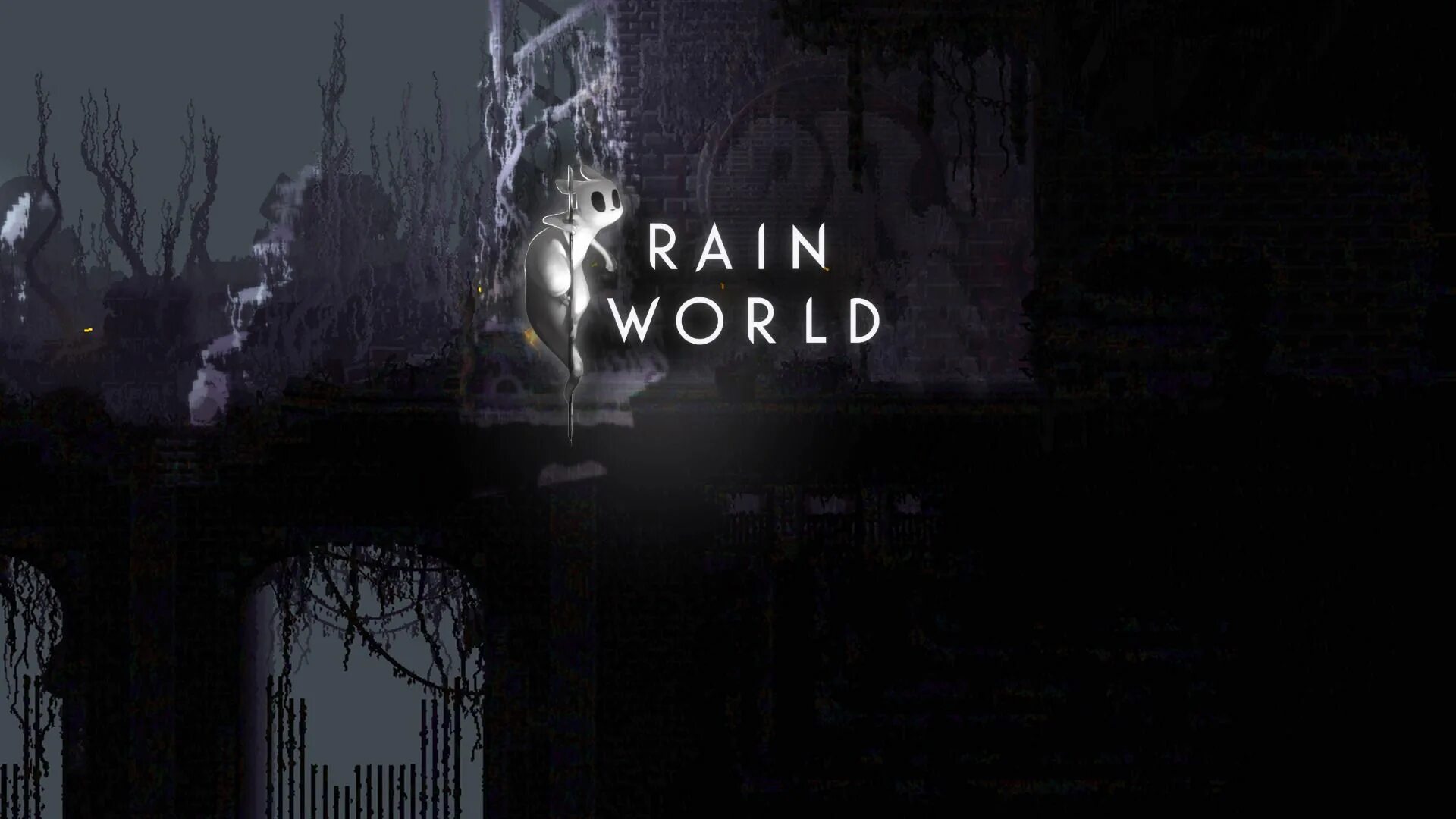 Rain World. Рейн ворлд затененная Цитадель. Rain World фон. Rain World обои. K rain