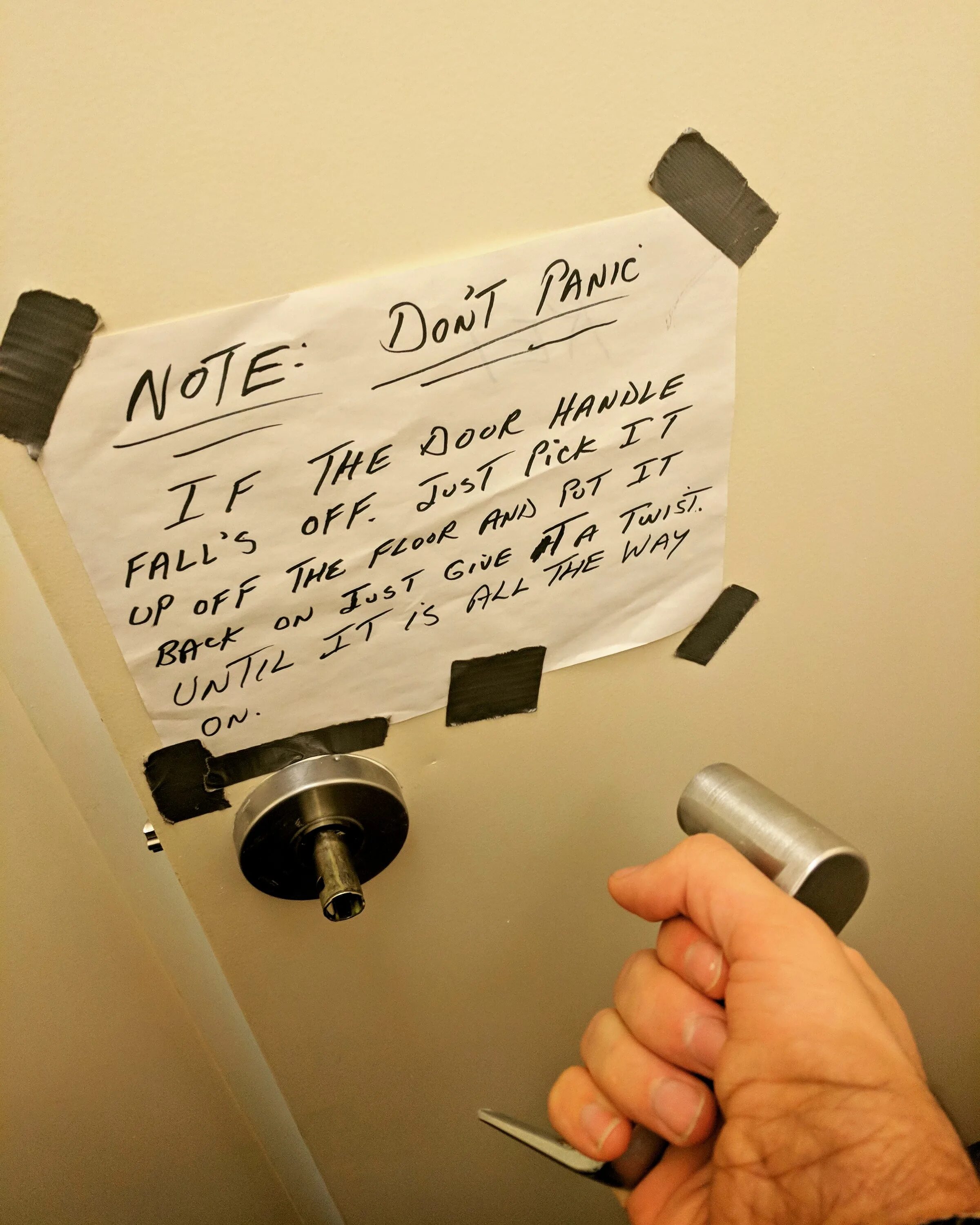 Note failure