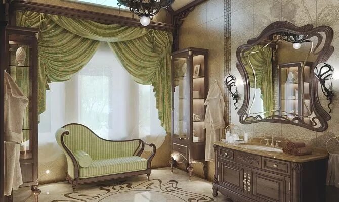 Art nouveau interior design 76 photo
