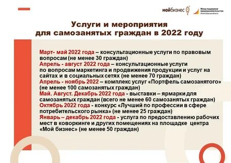 Пособие для самозанятых