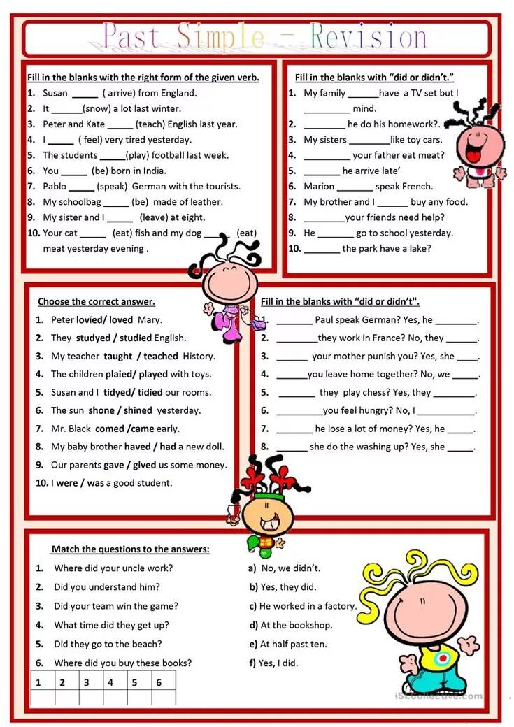 Verb to be past simple exercises. Past simple revision. грамматика revision of tenses. past tenses revision ответы. future simple exercises for kids.