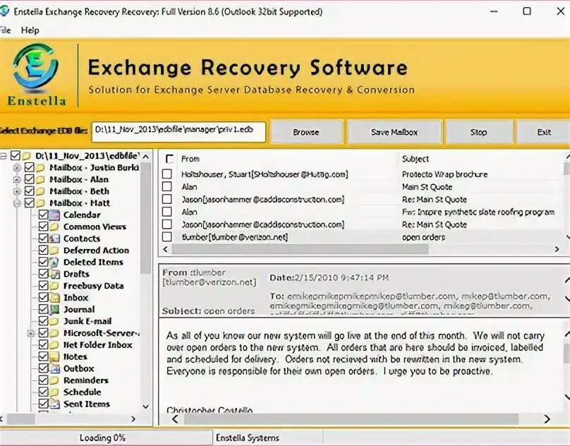 Exchange data Recovery. Папка базы EDB Exchange 2016. Recovery Tool. Kernel EDB viewer.